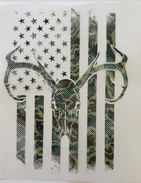 Deer - camo flag