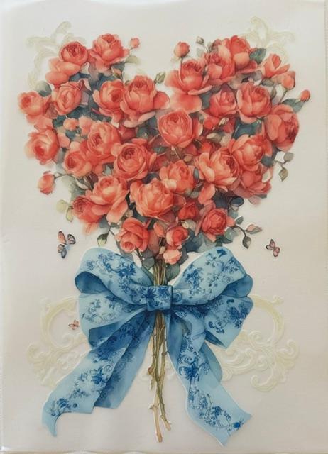 Heart flower bouque