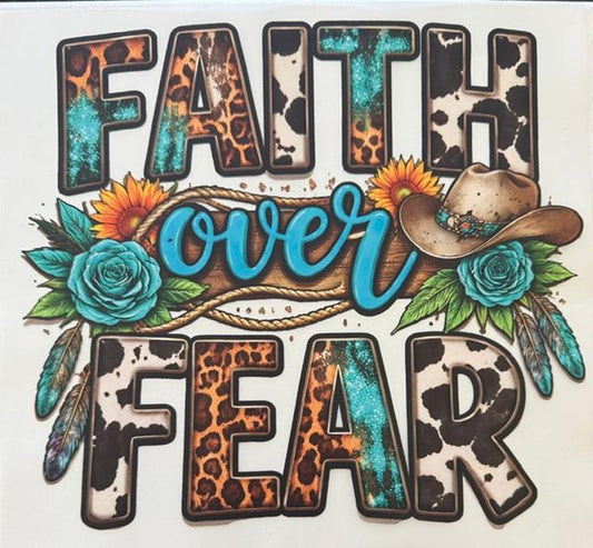 Faith over Fear - animal print