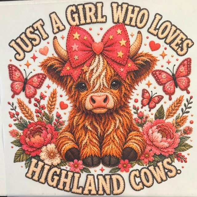 Just A Girl Who Loves Highland Cows