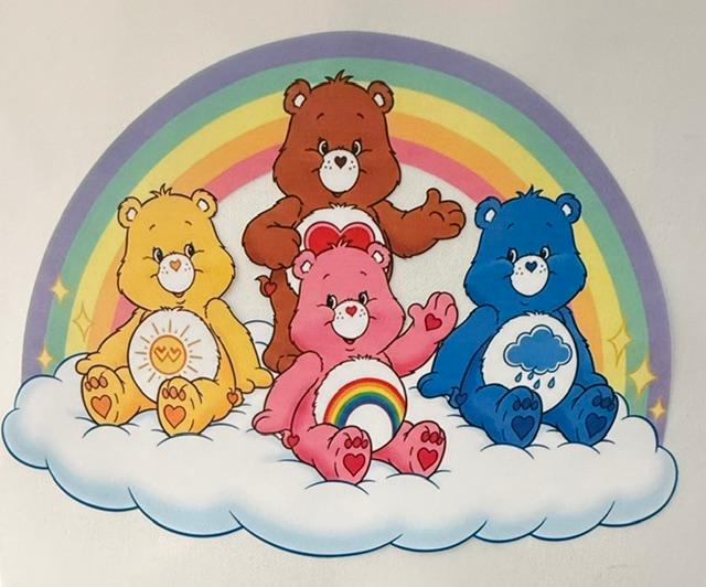 Carebears - rainbow, cloud