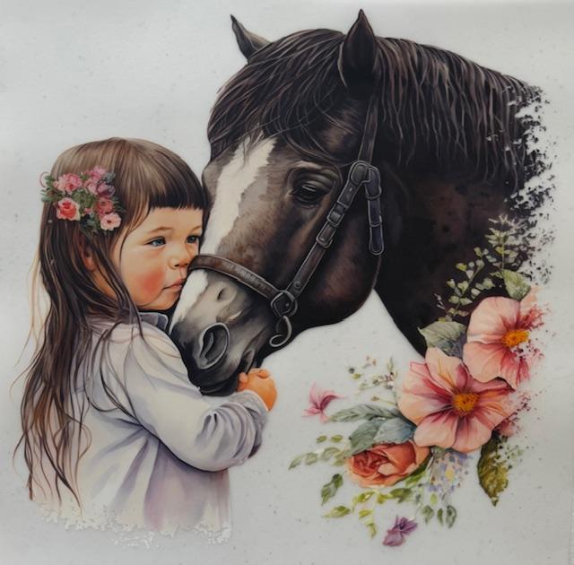 Lil Girl and horse