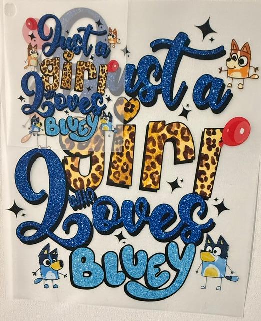 Just a Girl who Loves Bluey 2pc set