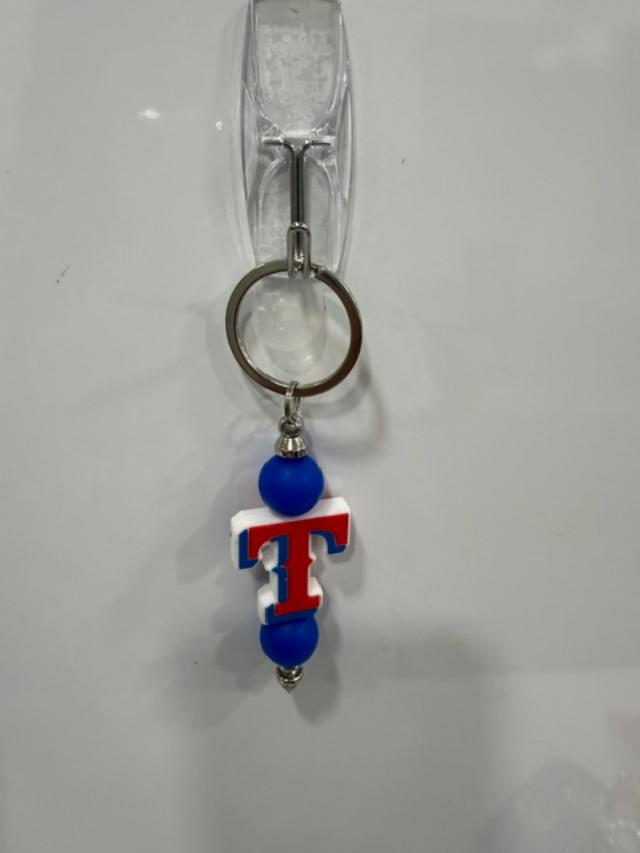 Texas Rangers Keychain