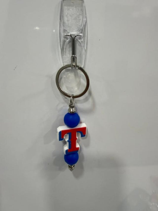 Texas Rangers Keychain