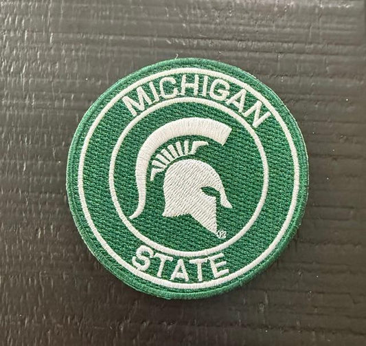 Michigan State hat patch