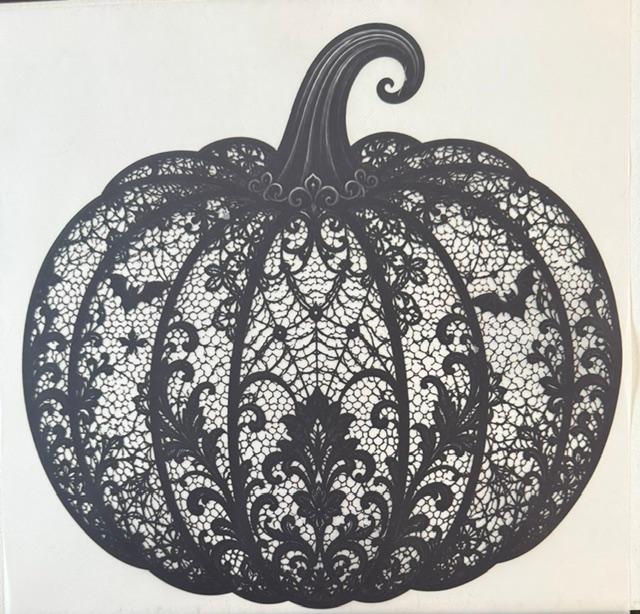 Black Lace Pumpkin
