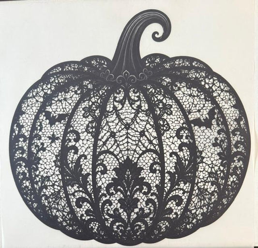 Black Lace Pumpkin