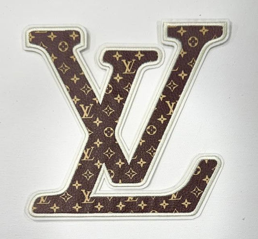 LV-Lg leather patch