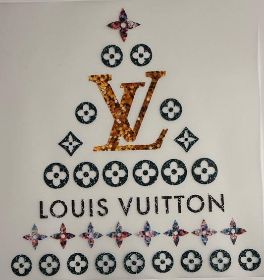 Gold/Blue  LV Christmas tree