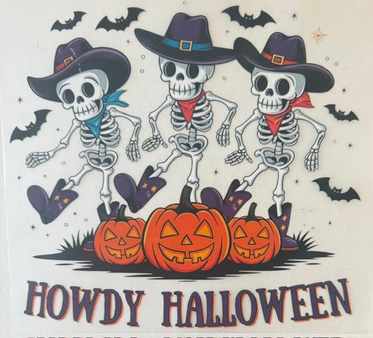 Howdy Halloween - skeletons