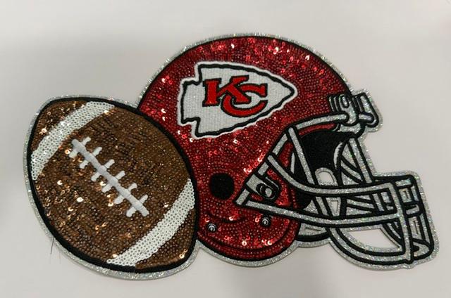KC - helmet bling patch