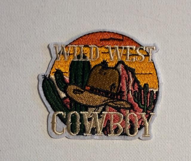 Wild West Cowboy hat patch