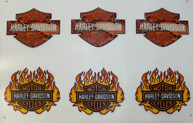Harley Davidson (6) logo collage