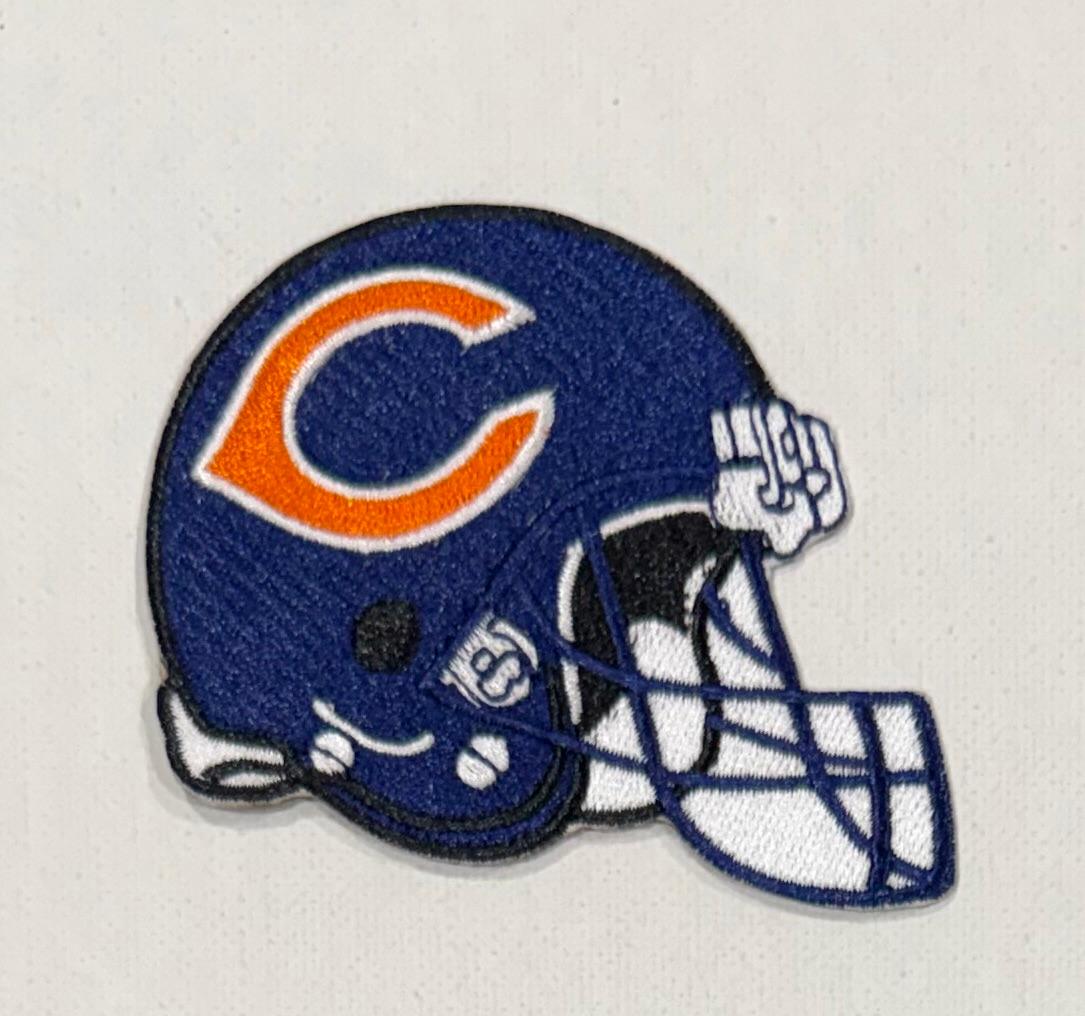 Chicago Bears helmet hat patch