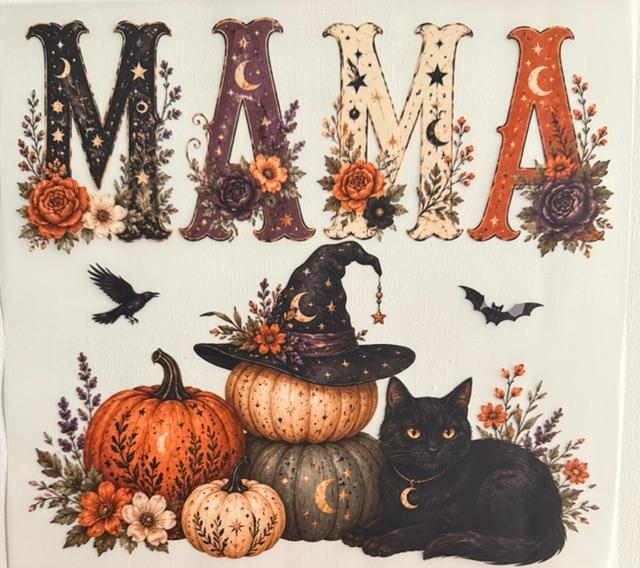 Mama Fall, black cat