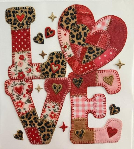 Love - quilted