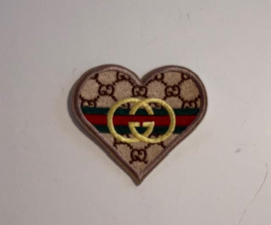 GG heart hat patch