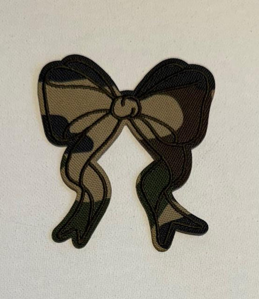 Camo Bows hat patch