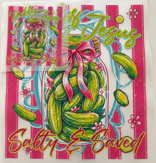 Pickles & Jesus, Salty & Saved-2pc set