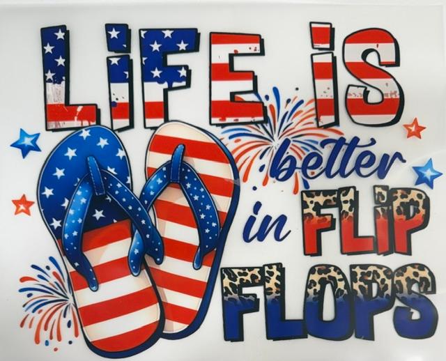 Patriotic-Life is better in Flipflops