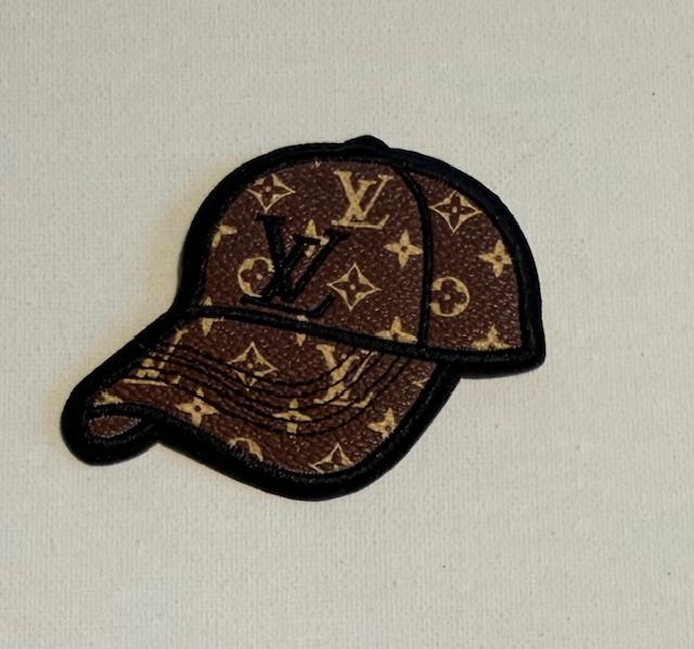 LV leather cap-Hat patch
