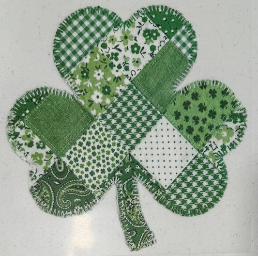 St. Patrick's Day patch work Clover