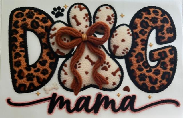 Dog mom-cheetah print