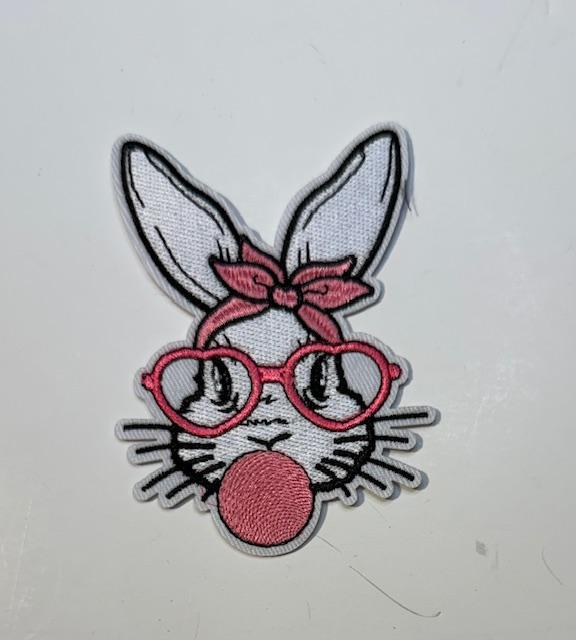 Easter Bunny, bubble hat patch