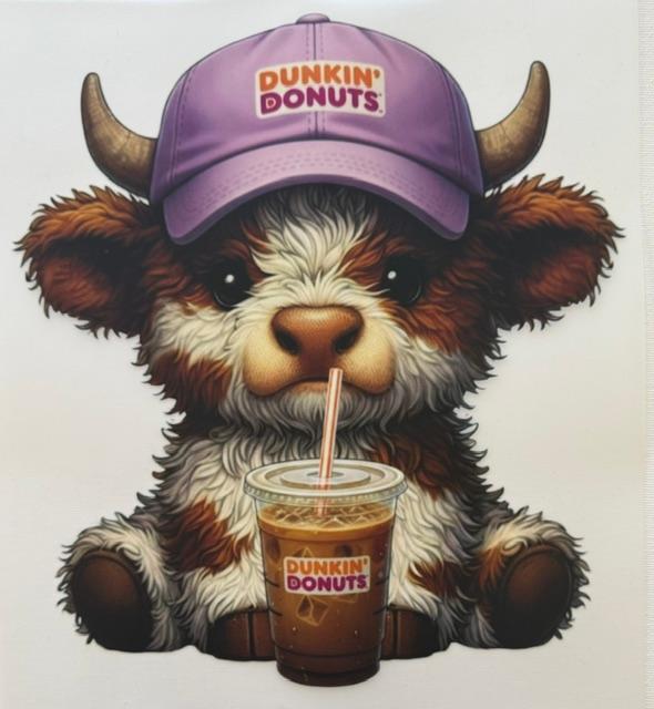 Cow - Dunkin Donuts hat