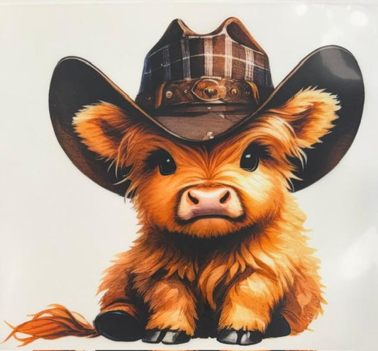 Cow - cowboy hat