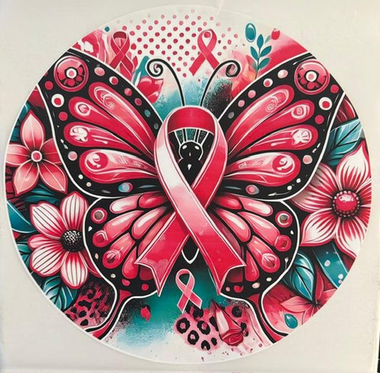 Breast Cancer Awareness - butterfly