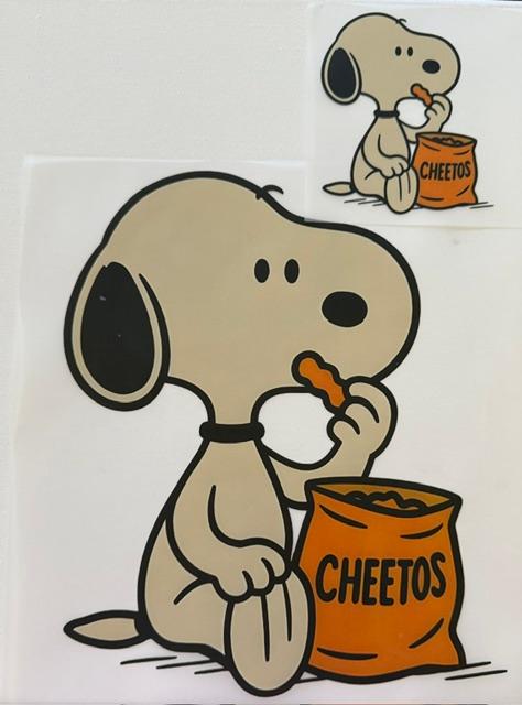 Snoopy-earing Cheetos-2pc set
