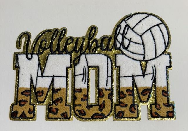 Lg Volleyball Mom patch