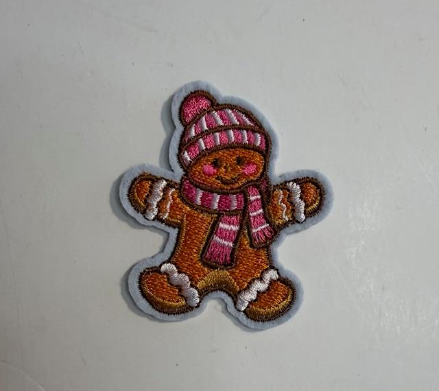 Gingerbread man hat patch