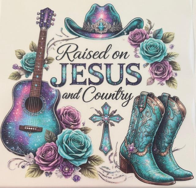 Raised on Jesus and Country music