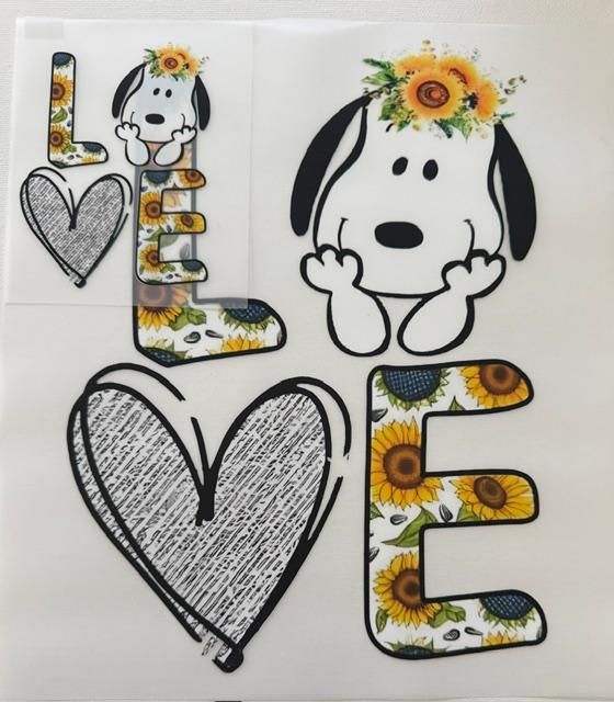 Snoopy - Love, 2pc set