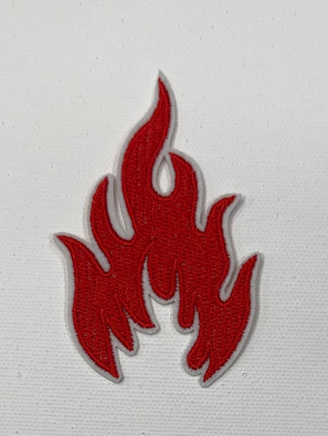 Flames-red hat patch