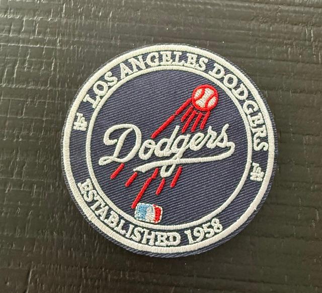 LA Dodgers Est 1958 hat patch