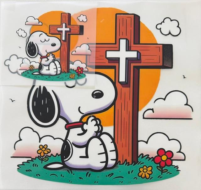 Snoopy-sitting under cross-2pc set