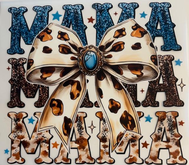 Western Mama-Big cheetah bow