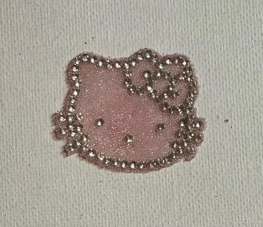 HK pink bling patch