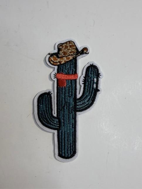 Western Cactus hat patch
