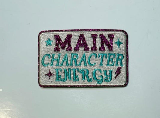 Main Character Energy hat patch