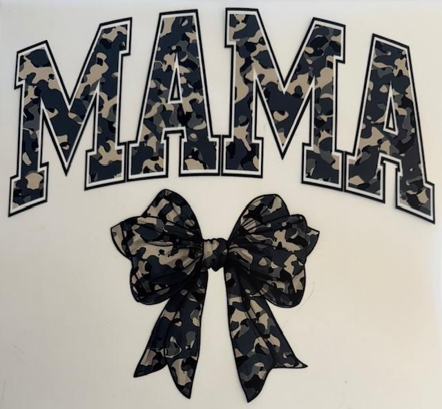 MAMA - camo w/ bow