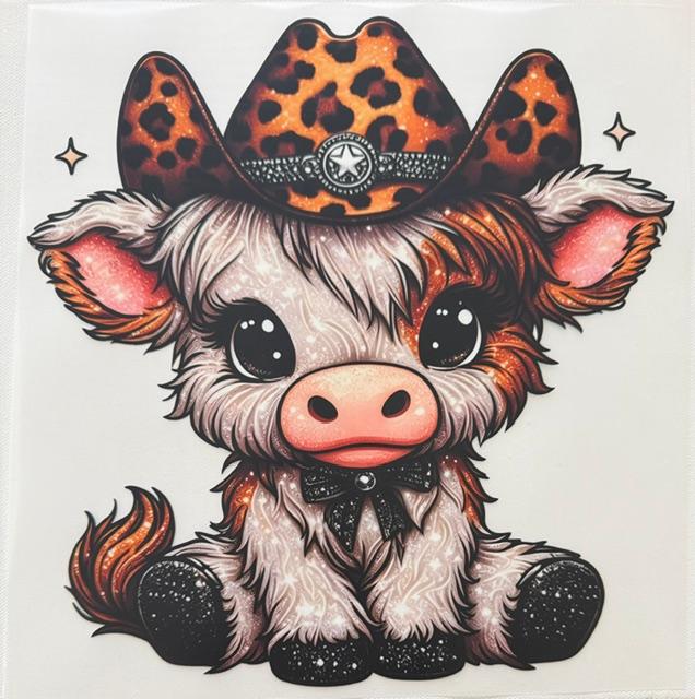 Cow - cheetah cowboy hat