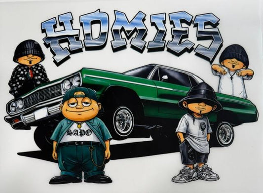 Homies-green car
