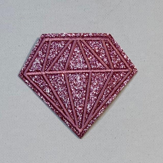 Dark Pink diamond hat patch