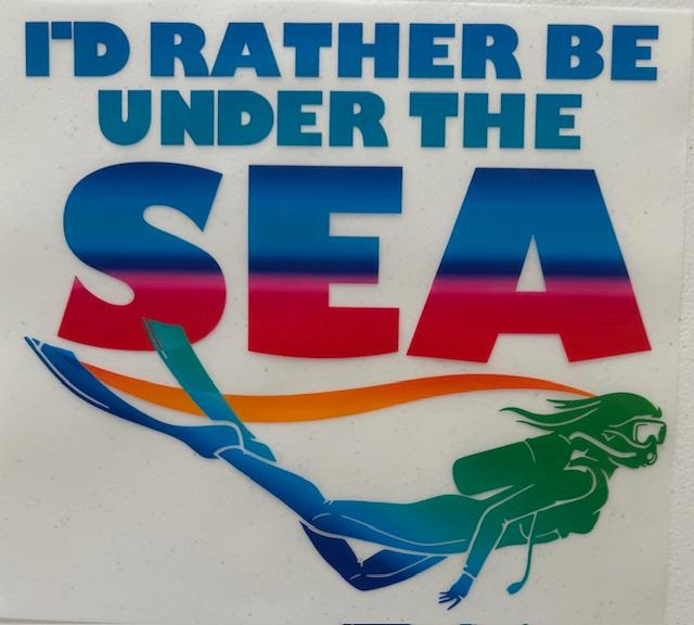 I'd rather be under the SEA