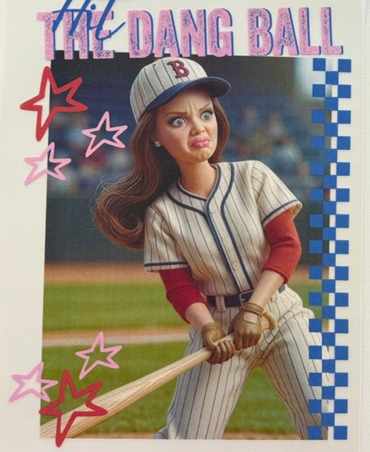 Baseball Barbie-Hit the Dang Ball